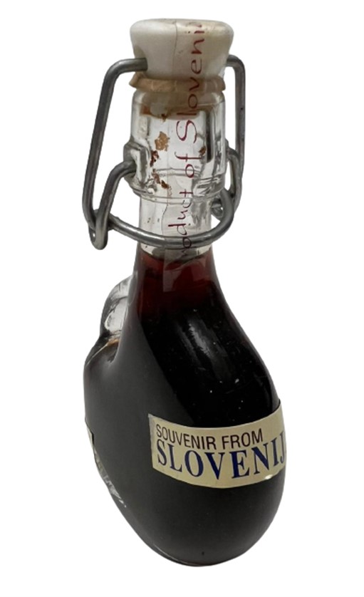SLOVENIJA VİSNJEV POPSLADEK CHERRY 50 ML MİNYATÜR İÇKİ LİKÖR ŞİŞESİ KAPAGI ACILMAMIŞ DOLU KOLEKSİYON 