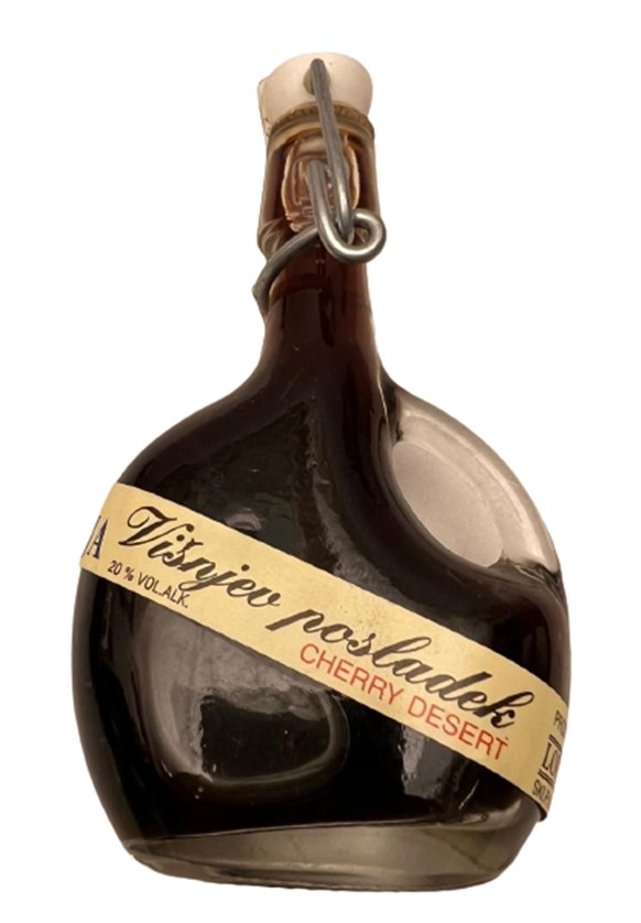 SLOVENIJA VİSNJEV POPSLADEK CHERRY 50 ML MİNYATÜR İÇKİ LİKÖR ŞİŞESİ KAPAGI ACILMAMIŞ DOLU KOLEKSİYON 