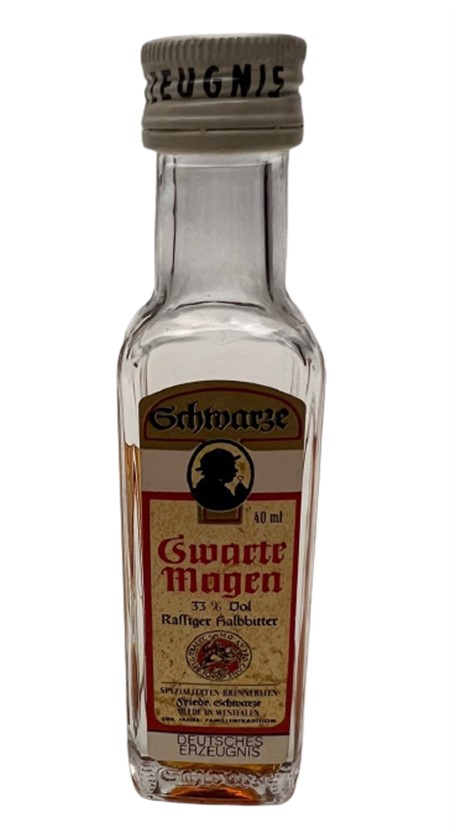 SWARTE MAGEN RAFFİGER HALBBİTTER 40 ML MİNYATÜR İÇKİ LİKÖR ŞİŞESİ KAPAGI ACILMAMIŞ DOLU KOLEKSİYON 