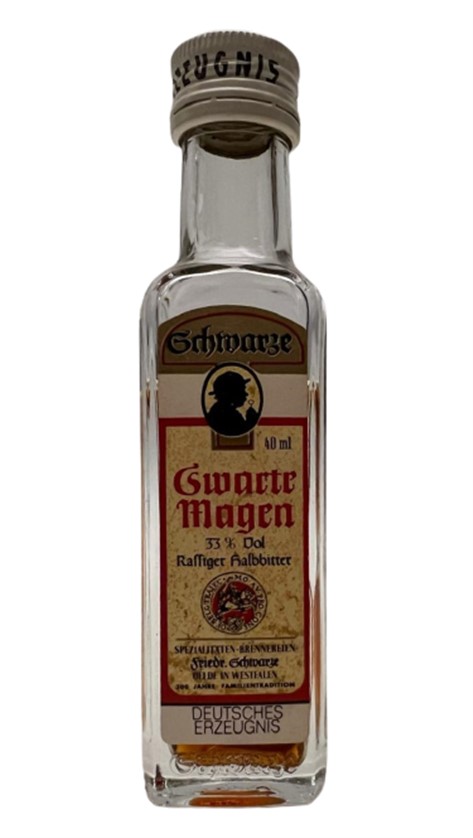 SWARTE MAGEN RAFFİGER HALBBİTTER 40 ML MİNYATÜR İÇKİ LİKÖR ŞİŞESİ KAPAGI ACILMAMIŞ DOLU KOLEKSİYON 