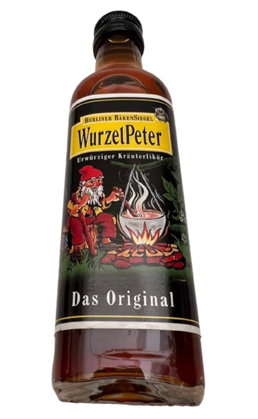 WURZELPETER URWÜRZİGER KRAUTERLIKOR 100 ML MİNYATÜR İÇKİ LİKÖR ŞİŞESİ KAPAGI ACILMAMIŞ DOLU KOLEKSİYON 