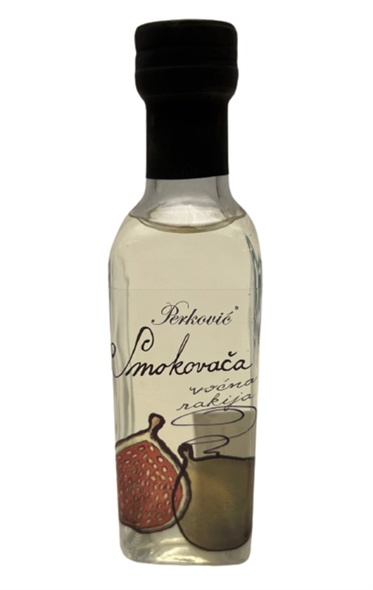 PERKOVİC SMOKOVACA 100 ML MİNYATÜR İÇKİ  ŞİŞESİ KAPAGI ACILMAMIŞ DOLU KOLEKSİYON