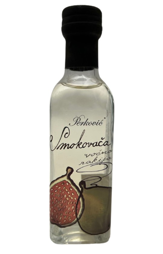 PERKOVİC SMOKOVACA 100 ML MİNYATÜR İÇKİ  ŞİŞESİ KAPAGI ACILMAMIŞ DOLU KOLEKSİYON