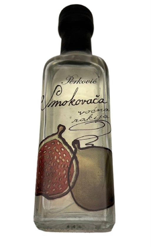 PERKOVİC SMOKOVACA 100 ML MİNYATÜR İÇKİ  ŞİŞESİ KAPAGI ACILMAMIŞ DOLU KOLEKSİYON