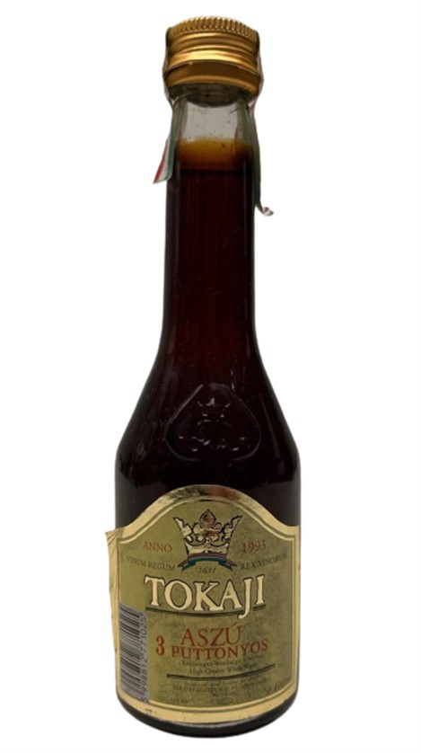 TOKAJI ASZU PUTTONYOS 100 ML MİNYATÜR İÇKİ ŞİŞESİ KAPAGI ACILMAMIŞ DOLU KOLEKSİYON 