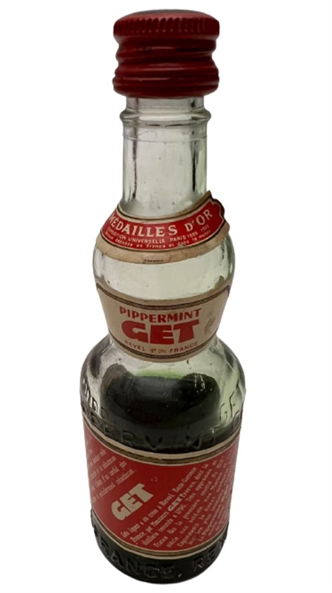 GET PIPPERMINT 30 ML MİNYATÜR İÇKİ LİKÖR ŞİŞESİ KAPAGI ACILMAMIŞ DOLU KOLEKSİYON 