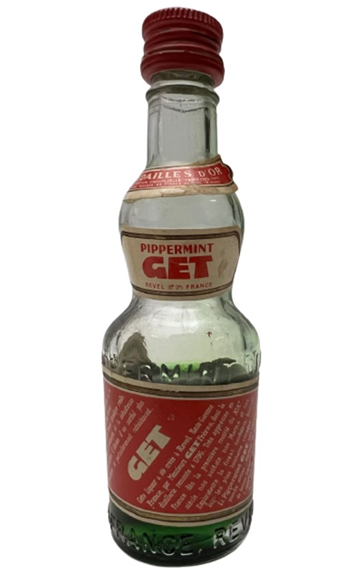 GET PIPPERMINT 30 ML MİNYATÜR İÇKİ LİKÖR ŞİŞESİ KAPAGI ACILMAMIŞ DOLU KOLEKSİYON 