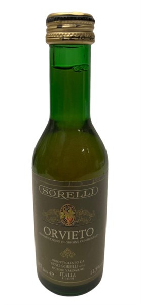 SORELLI ORVIETO 190 ML YEŞİL CAM   İÇKİ ŞARAP ŞİŞESİ KAPAGI ACILMAMIŞ DOLU KOLEKSİYON