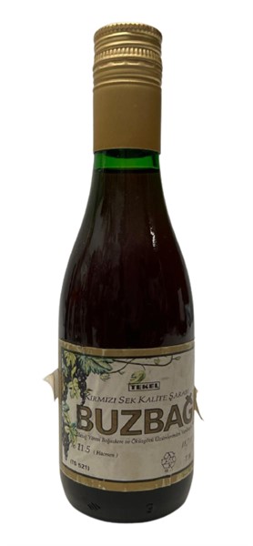 TEKEL BUZBAĞ ŞARAP 190 ML MİNYATÜR İÇKİ ŞARAP ŞİŞESİ KAPAGI ACILMAMIŞ DOLU KOLEKSİYON
