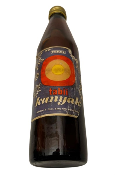 TEKEL TABİİ KANYAK 350 ML MİNYATÜR İÇKİ KONYAK ŞİŞESİ KAPAGI ACILMAMIŞ DOLU KOLEKSİYON