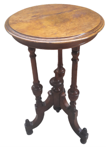 OSMANLI KAHVE ORTA SEHPA MASİF EL İŞÇİLİKLİ 60 CM YÜKSEKLİK 