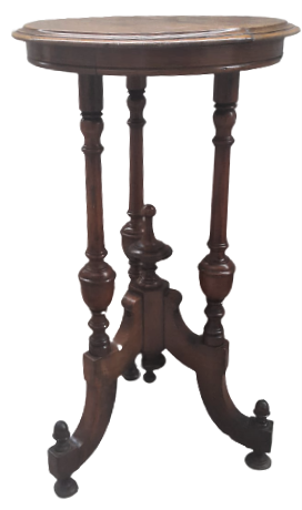 OSMANLI KAHVE ORTA SEHPA MASİF EL İŞÇİLİKLİ 60 CM YÜKSEKLİK 