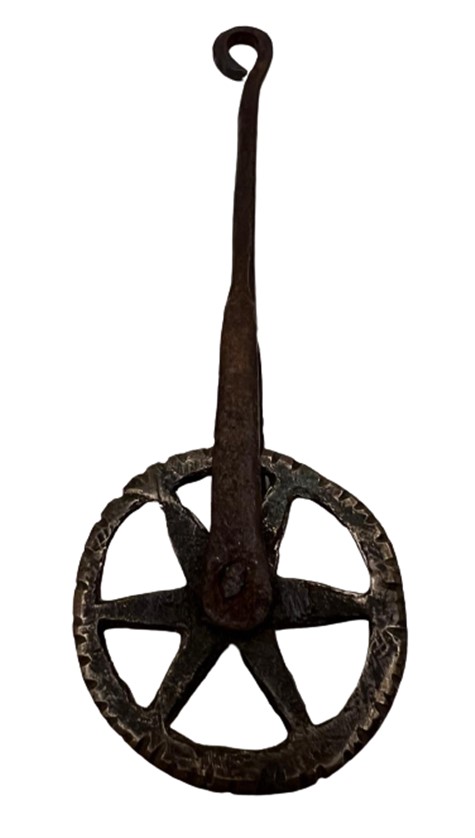  SÜLEYMANİYE OSMANLI DÖNEMİ BRONZ HAMUR KESME ALETİ