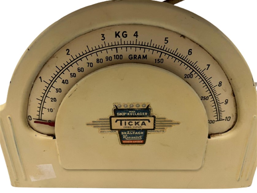 1950 KEFELİ  TICKA TAM MEKANİK İBRELİ 10 KG TARTABİLEN SORUNSUZ KALİBRE AYARLI TERAZİ 