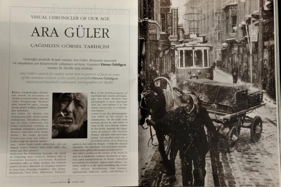8/1993 YILI SKYLİFE TURKISH AIRLINES THY TÜRK HAVA YOLLARI AYLIK DERGİ MAVİ SULARDA DÜŞLERE DALMAK BY ATEŞ EVİRGEN