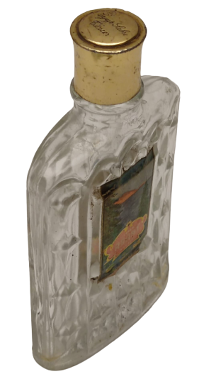 EYÜP SABRİ TUNCER METAL KAPAK YAZILI BEYAZ CAM  KOLONYA ŞİŞESİ ÜZERİ ETİKETLİ ORJINAL KAPAK