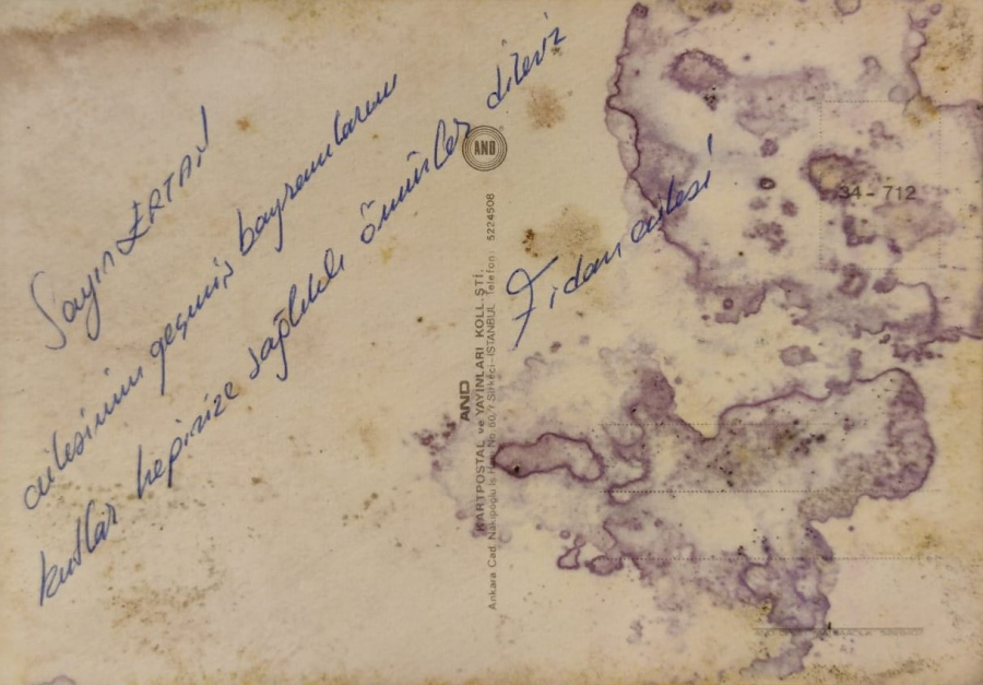 İSTANBUL BOGAZİCİ KUCUK SU KASRI OFSET BASKI YAZILI POSTADAN GECMİŞ RENKLİ AND KARTPOSTAL