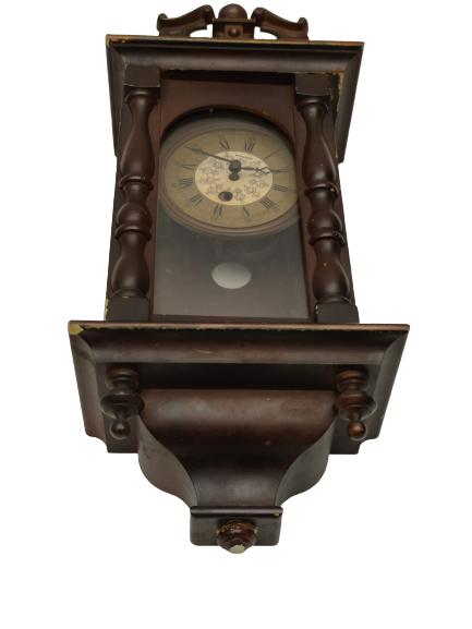 1950 STAGER  ALMAN SARKAÇLI UFAK BOYDA DUVAR SAATİ KURMALI MEKANİK WEST GERMANY ELDEN GECİRİLMESİ GEREKLİ