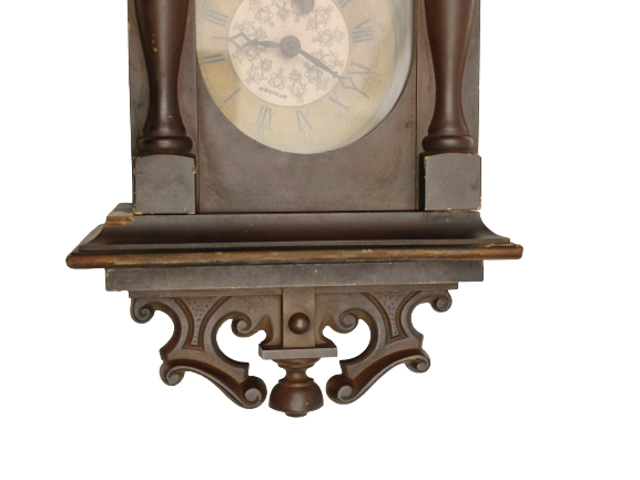 1950 STAGER  ALMAN SARKAÇLI UFAK BOYDA DUVAR SAATİ KURMALI MEKANİK WEST GERMANY ELDEN GECİRİLMESİ GEREKLİ