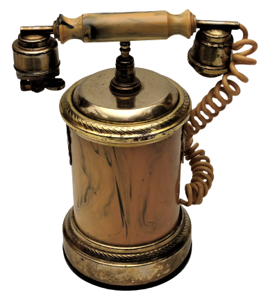 CEVİRMELİ TELEFON ŞEKLİNDE  SİGARALIK VE GAZLI MEKANİK ÇAKMAK ALTAN KURMALI LATERNA MÜZİKLİ