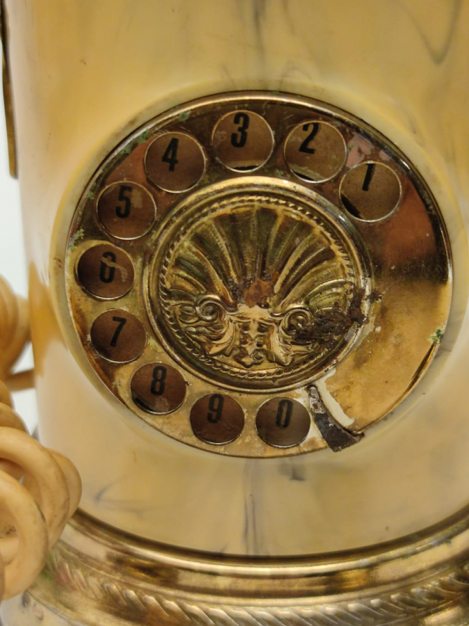 CEVİRMELİ TELEFON ŞEKLİNDE  SİGARALIK VE GAZLI MEKANİK ÇAKMAK ALTAN KURMALI LATERNA MÜZİKLİ