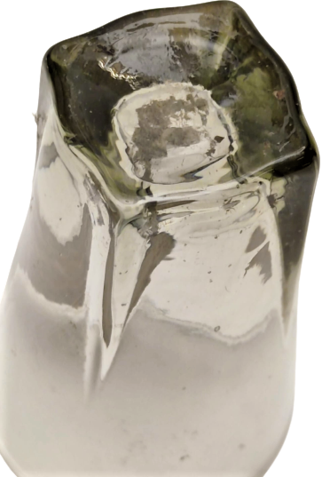 ÖZYER HARDAL ETİKETLİ CAM  BARDAK HARDAL KABI KÖŞELİ CAM BARDAK İÇERSİNDE SATILAN HARDAL KABI İÇERSİ BOŞTUR