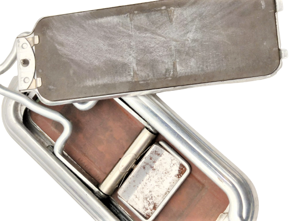 VINTAGE ROLLS RAZOR WHETTER COMPLETE MADE IN ENGLAND JİLET BİLEME APARATİ ALİMÜNYÜM KASA