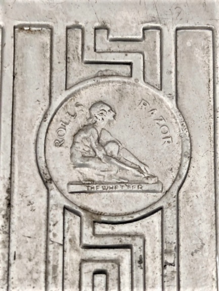 VINTAGE ROLLS RAZOR WHETTER COMPLETE MADE IN ENGLAND JİLET BİLEME APARATİ ALİMÜNYÜM KASA