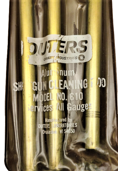 VINTAGE OUTERS ALUMINUM SHOTGUN , RIFLE CLEANING ROD MODEL NO 610 ALL GAUGES HARBİ TÜFEK TEMİZLEME APARATI
