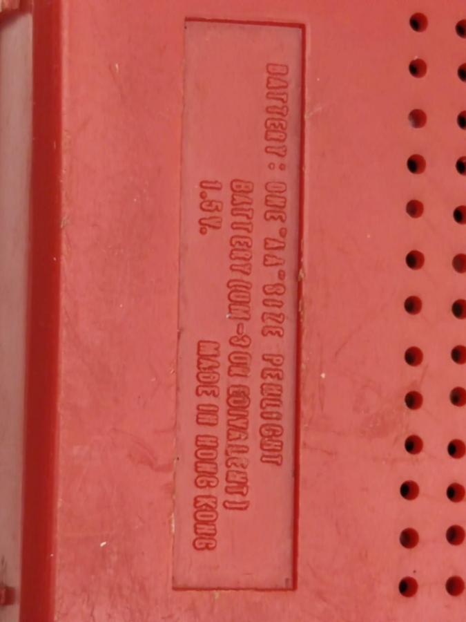 1970 KIRMIZI ANALOG ARROW POCKET PİLLİ RADIO TEK DALGA CEP RADYO