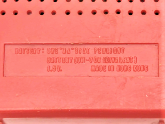 1970 KIRMIZI ANALOG ARROW POCKET PİLLİ RADIO TEK DALGA CEP RADYO