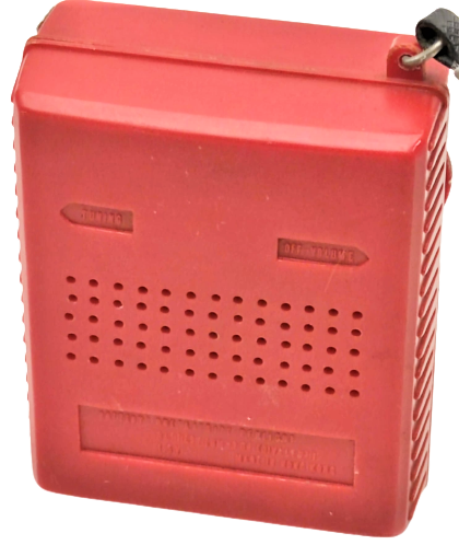 1970 KIRMIZI ANALOG ARROW POCKET PİLLİ RADIO TEK DALGA CEP RADYO