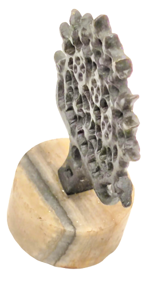 MERMER TABAN KAİDELİ ÜZERİ PİRİNÇ HİTİT GÜNEŞİ HEYKELİ