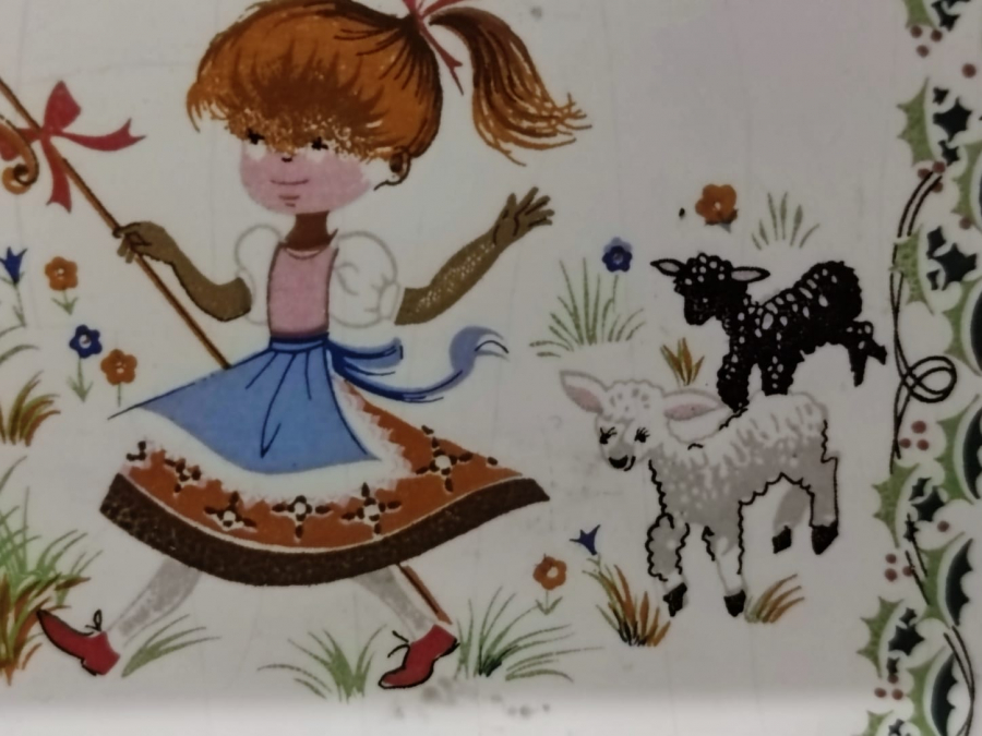 SÜMERBANK SERAMİK PANO MASAL KAHRAMANLARI SERİSİ 1973 ÜRETİMİ SERİGRAFİ İPEK ELEK BASKI