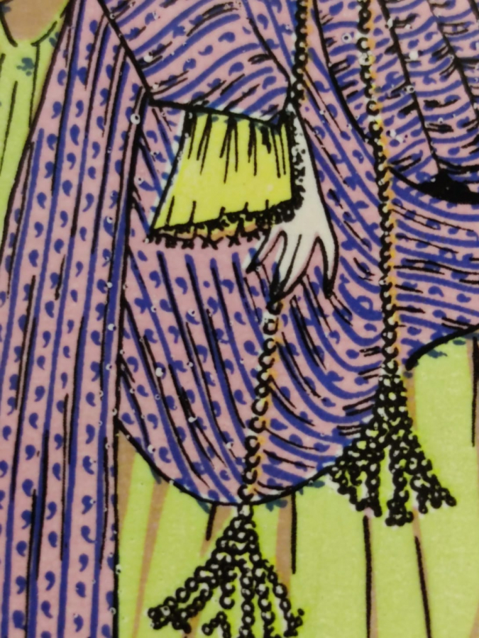 SÜMERBANK SERAMİK PANO OSMANLI KIYAFETLERİ SİRİSİ 1971 ÜRETİMİ SERİGRAFİ İPEK ELEK BASKI