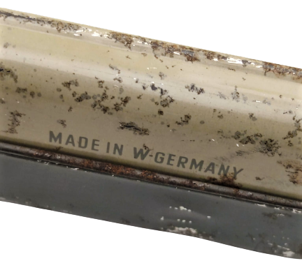 1950 GERMANY GRUNDIG GDM 15 VINTAGE MIC FOR OPEN REEL RECORDER TENEKE ORJİNAL KUTUSUNDA DİNAMİK MİKROFON