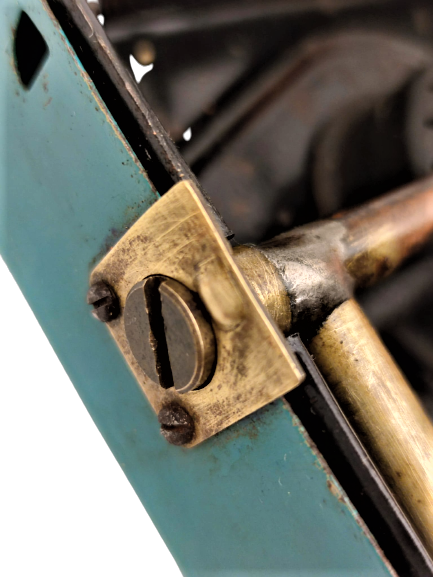 VİNTAGE  MADE İN GERMANY TURM SPORT METAL CAMP STOVE EKSİKSİZ KUTU TAŞINABİLİR OCAK