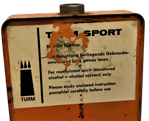 VİNTAGE  MADE İN GERMANY TURM SPORT METAL CAMP STOVE EKSİKSİZ KUTU TAŞINABİLİR OCAK