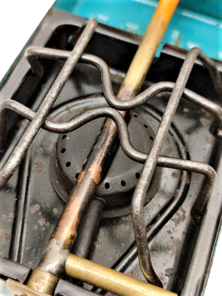 VİNTAGE  MADE İN GERMANY TURM SPORT METAL CAMP STOVE EKSİKSİZ KUTU TAŞINABİLİR OCAK