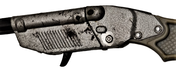 1960 TENEKE OYUNCAK TÜFEK DOGU ALMAN YAPIMI CİFT NAMLULU 