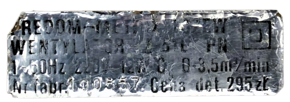 WENTYLATOR WİATRAK PREDOM METRIX Z-51L PRL ELEKTİRİKLİ UFAK MASA ÜZERİ PERVANE