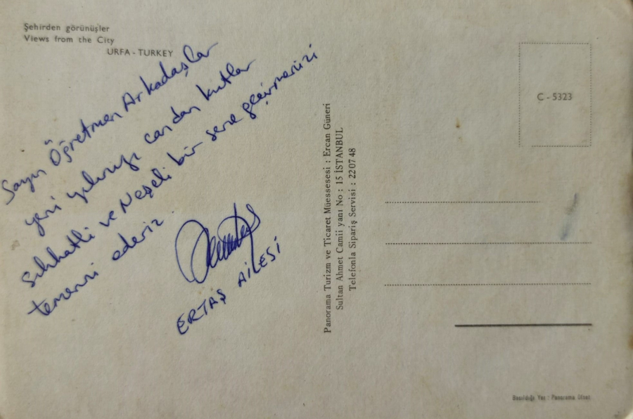  1970 URFA ŞEHİRDEN GÖRÜNÜŞLER RENKİ OFSET BASKI PARCALI KARTPOSTAL