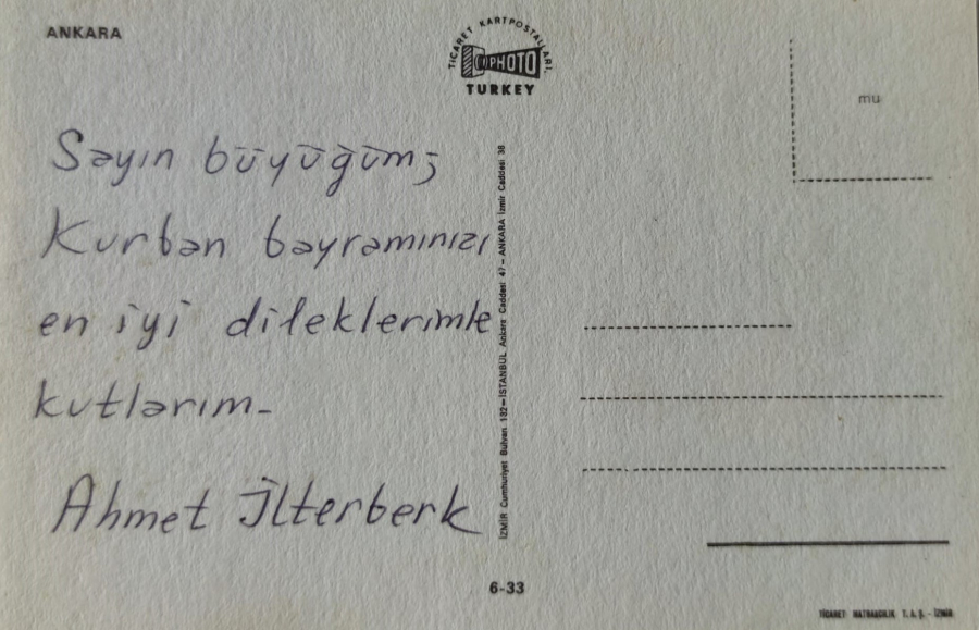 1970 ANKARA PARCALI KARTPOSTAL RENKLİ OFSET BASKI