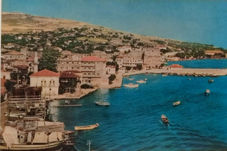 1970 SİNOP LİMAN RENKLİ OFSET BASKI ARKASI YAZISIZ DOGAN KARDEŞ  