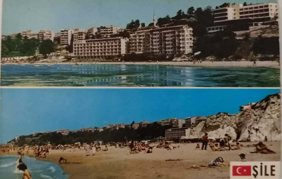 1970 ŞİLE İKİ AYRI YÖNDEN PANORAMİK GÖRÜNÜMÜ  KARTPOSTAL RENKLİ OFSET BASKI 