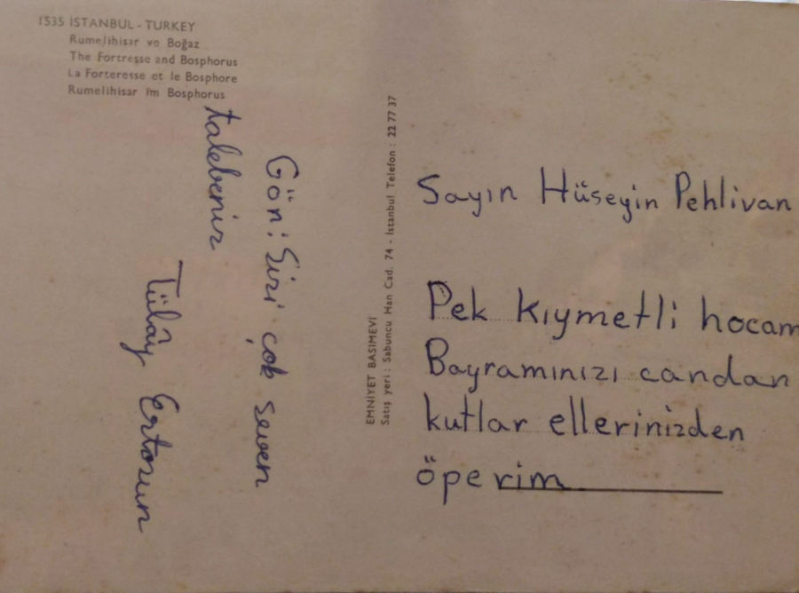 1970 ANKARA  PARCALI KARTPOSTAL RENKLİ OFSET BASKI POSTADAN GECMİŞ ARKASI YAZILI TİCARET KARTPOSTALLARI EN 15 CM BOY 10 CM