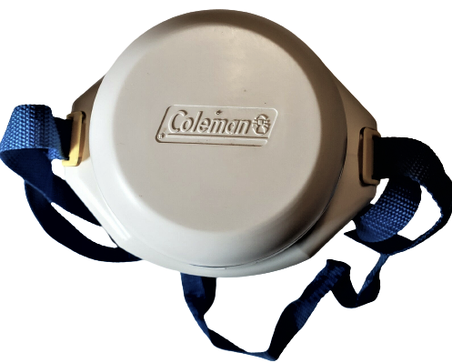 1993 VİNTAGE USA  COLEMAN POLY LİTE 5516 TERMOS BARDAK VE MUSLUKLU SICAK SOUK KAMP VE AVCI KULLANICILARINA ÖZEL TASARIM 