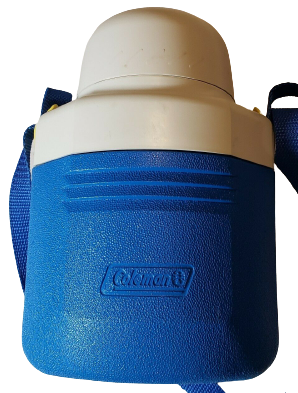 1993 VİNTAGE USA  COLEMAN POLY LİTE 5516 TERMOS BARDAK VE MUSLUKLU SICAK SOUK KAMP VE AVCI KULLANICILARINA ÖZEL TASARIM 