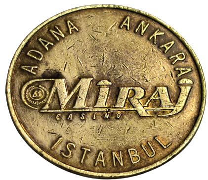 MİRAJ ADANA ANKARA İSTANBUL PİRİNC YUVARLAK CAZİNO JETON