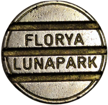 TOKEN FLORYA SOSYAL TESİSLERİ LUNAPARK OYUN JETONU 